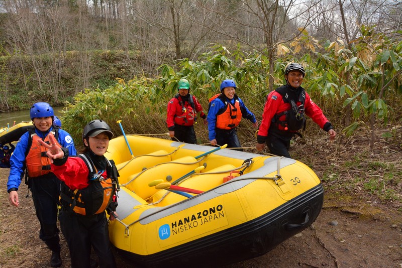 ラフティングからの帰り道