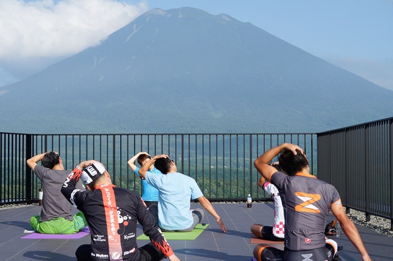 Hanazono Hill Climb Yoga Session