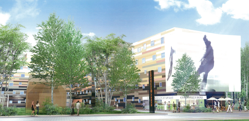 midtown niseko 3d render