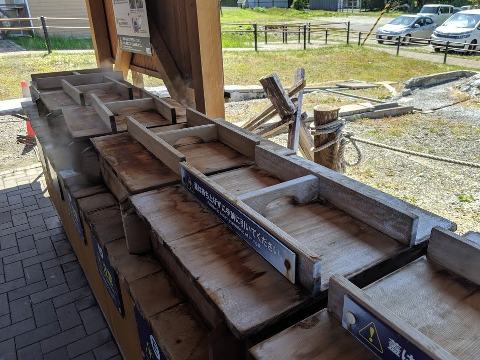 shikabe volcanic steam baskets hokkaido