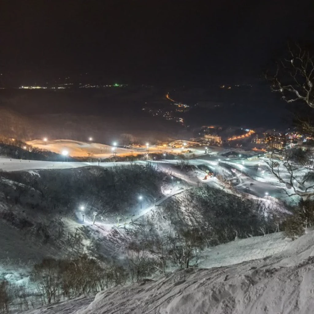 Night Skiing Hirafu Night Skiing Hirafu