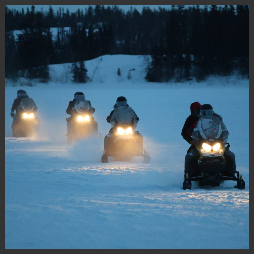 Night Snowmobiling Night Snowmobiling