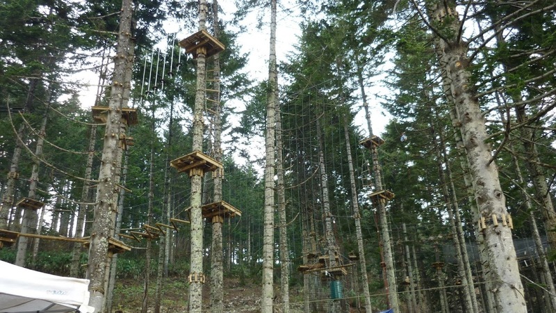 The beginner area at nac adventure park