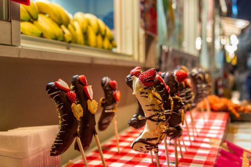 Chocolate bananas Sapporo Snow Festival