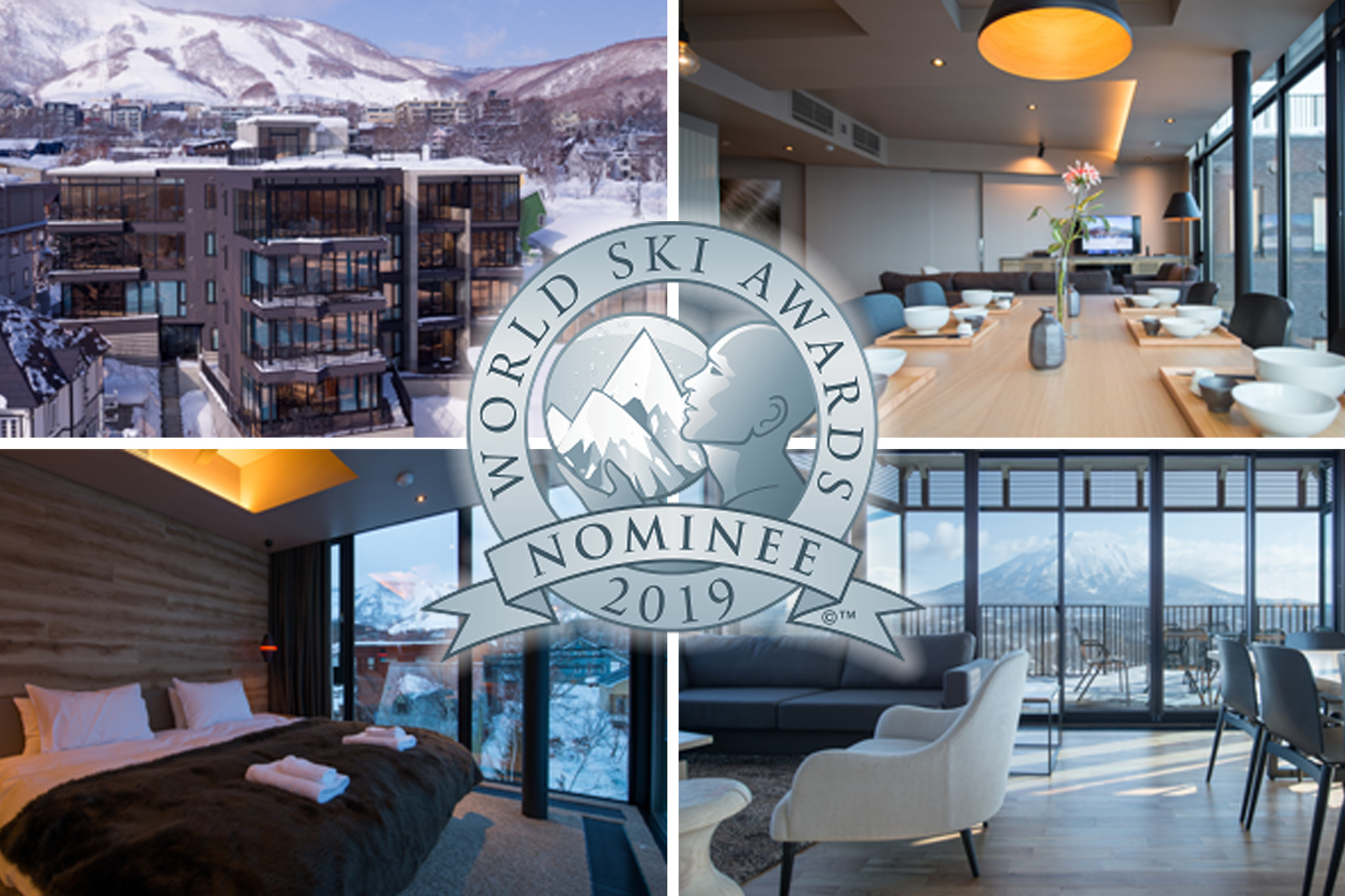 Aspect is nominated for Japan's Best Ski Chalet in the 2019 World Ski Awards.