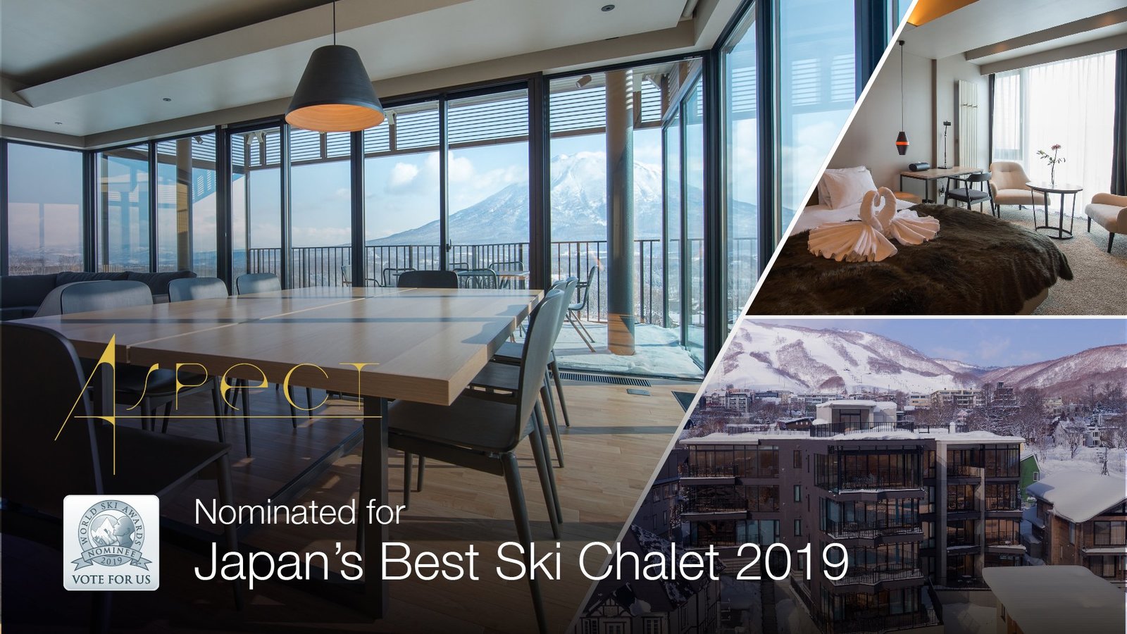 ワールドスキーアワード2019にノミネートされたアスペクトニセコ