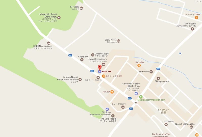 Deus Ex Machina Pop-up store location - Niseko