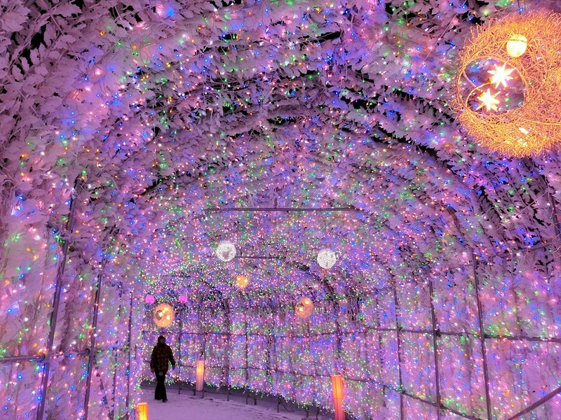 Illumination Tunnel at Toyako