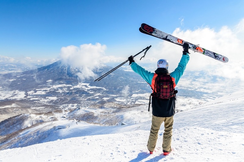 Views of Grand Hirafu from the peak.
