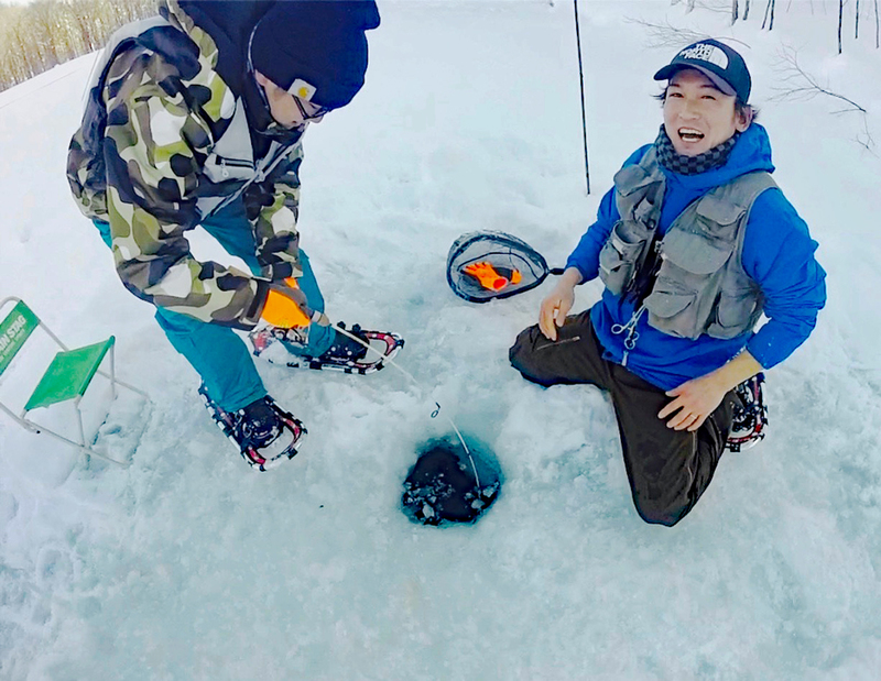 ice fishing in niseko