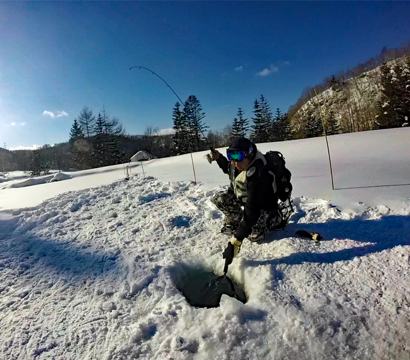 ice fishing in niseko