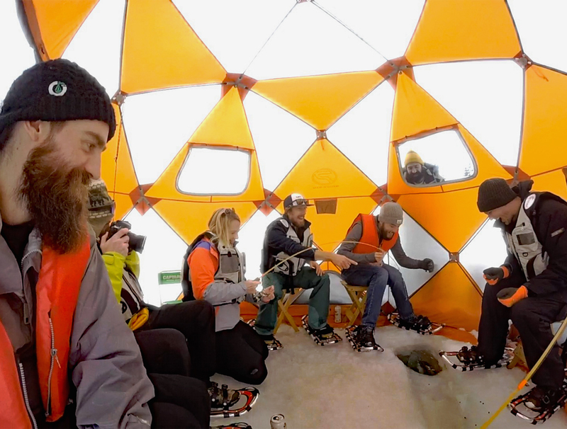 ice fishing in niseko