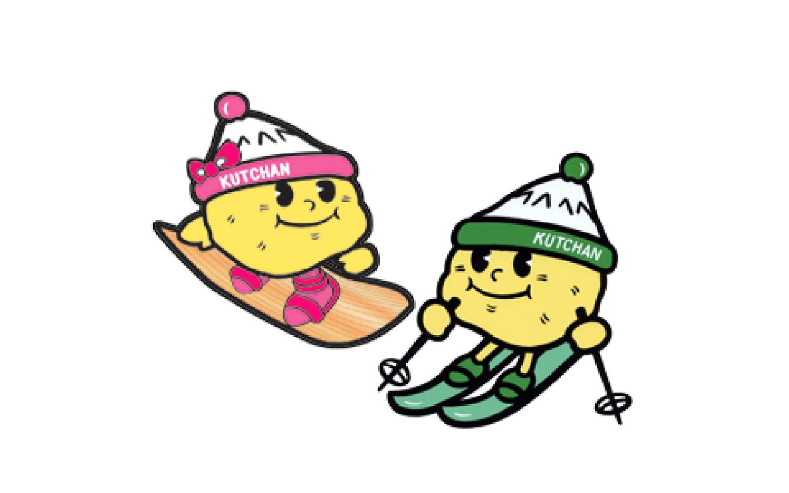 jagako chan and jagata kun, the mascots of kutchan