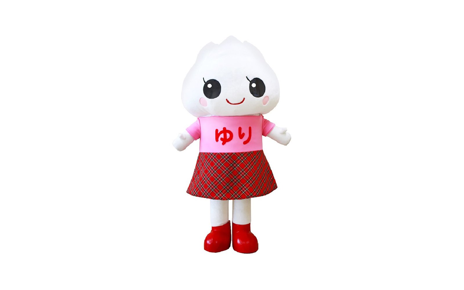 yurineh san is the lily bulb mascot of makkari town hokkaido japan