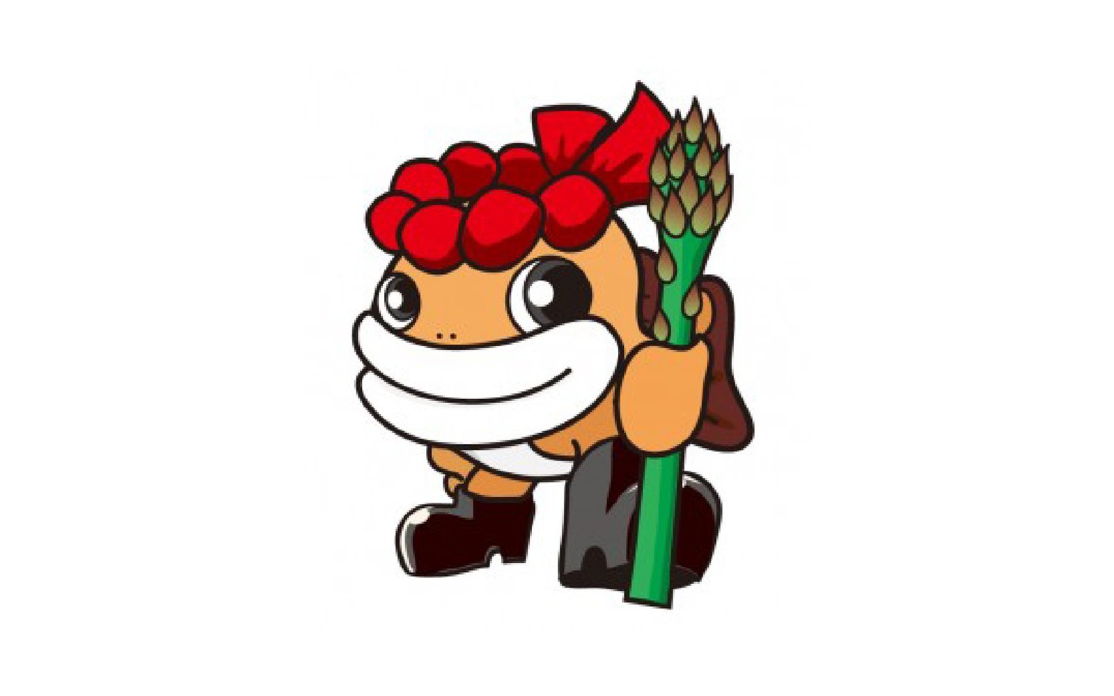 taramaru is a pollock fish mascot representing iwanai in hokkaido japan