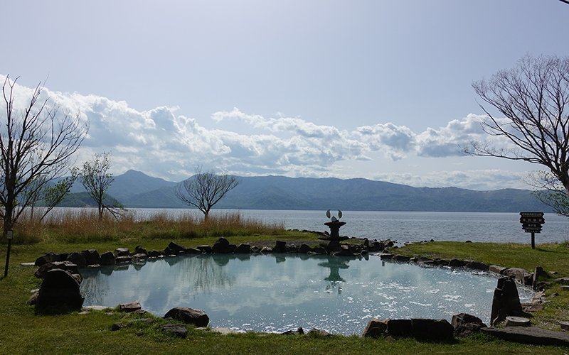Lake Kussharo Free Onsen Hot Spring
