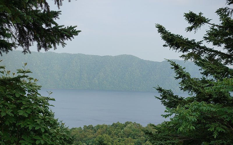 lake kuttara noboribetsu hokkaido japan