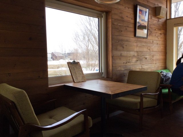 真狩村ヘア&カフェライフの店内の様子