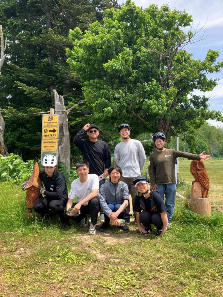 Nine Mountainbike Group Photo