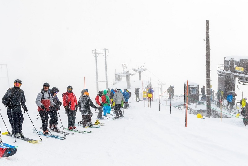 pizza box chair line in niseko japan